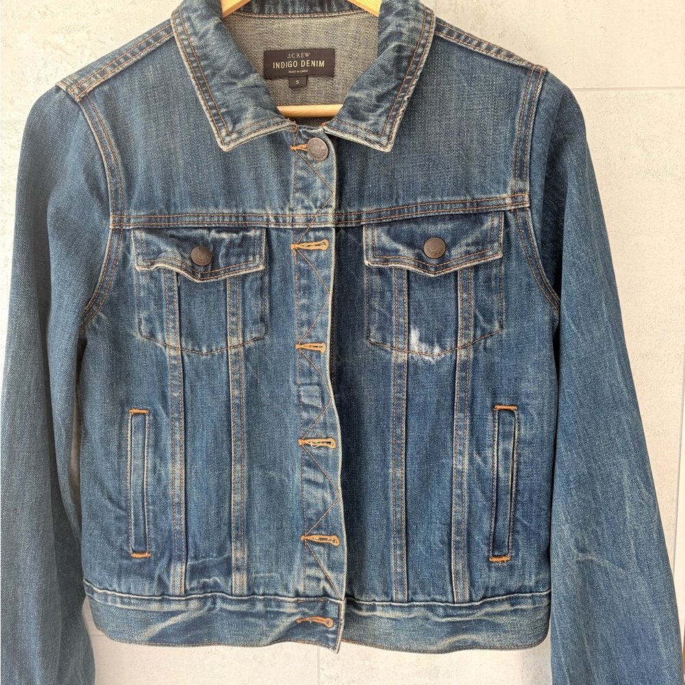 J. Crew Blue Jean Jacket Timeless Medium Weight